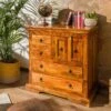 Commode 87x50 Acacia Laqué Miel OXFORD #0446