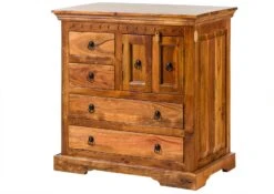 Commode 87x50 Acacia Laqué Miel OXFORD #0446 -Massivmoebel24 09 330 610 0009 9