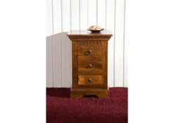 Petite Commode 40x38 Acacia Laqué Miel OXFORD #0502