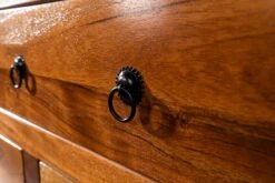 Commode 145x49 Acacia Laqué Miel OXFORD #0524 -Massivmoebel24 09 330 610 00P6 7