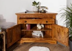 Buffet 107x54 Acacia Laqué Miel OXFORD #0505 -Massivmoebel24 09 330 610 00P8 4