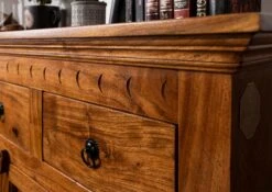 Buffet 120x40 Acacia Laqué Miel OXFORD #0531 -Massivmoebel24 09 330 610 00P9 5