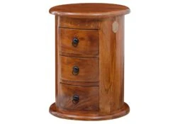 Commode 42x42 Acacia Laqué Miel OXFORD #0337 -Massivmoebel24 09 330 610 0137 9