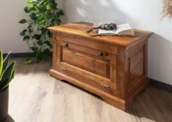 Coffre 85x50 Acacia Laqué Miel OXFORD #0906