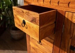 Buffet 106x50 Acacia Laqué Miel OXFORD #0408 -Massivmoebel24 09 330 611 4506 7