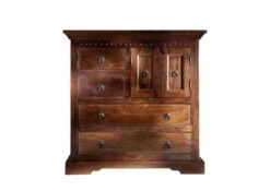 Commode 87x50 Acacia Laqué Nougat OXFORD #446 -Massivmoebel24 09 330 620 0009 9