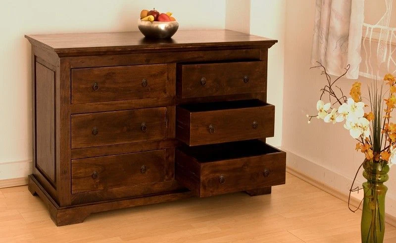 Commode 145x58 Acacia Laqué Nougat OXFORD #447 2 Commode 145x58 Acacia Laqué Nougat OXFORD #447 – Image 2