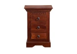 Petite Commode 40x38 Acacia Laqué Nougat OXFORD #502 9 Petite Commode 40x38 Acacia Laqué Nougat OXFORD #502 -Massivmoebel24 09 330 620 00P2 09