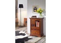 Petite Commode 55x40 Acacia Laqué Nougat OXFORD #503
