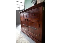 Buffet 120x40 Acacia Laqué Nougat OXFORD #531 -Massivmoebel24 09 330 620 00P9 5