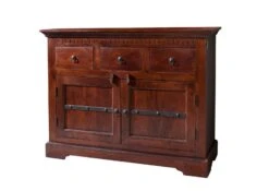 Buffet 120x40 Acacia Laqué Nougat OXFORD #531 -Massivmoebel24 09 330 620 00P9 9