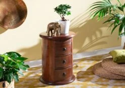 Commode 42x42 Acacia Laqué Nougat OXFORD #337