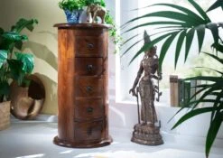 Commode 45x45 Acacia Laqué Nougat OXFORD #338
