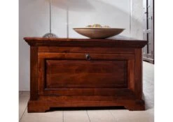 Coffre 85x50 Acacia Laqué Nougat OXFORD #906 -Massivmoebel24 09 330 620 9606 04