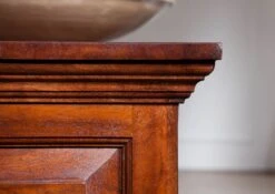 Coffre 85x50 Acacia Laqué Nougat OXFORD #906 -Massivmoebel24 09 330 620 9606 06