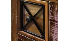 Buffet 110x40 Bois De Récupération Laqué Multicolore NATURE OF SPIRIT #17 14 Buffet 110x40 Bois De Récupération Laqué Multicolore NATURE OF SPIRIT #17 -Massivmoebel24 09 330 700 5116 05