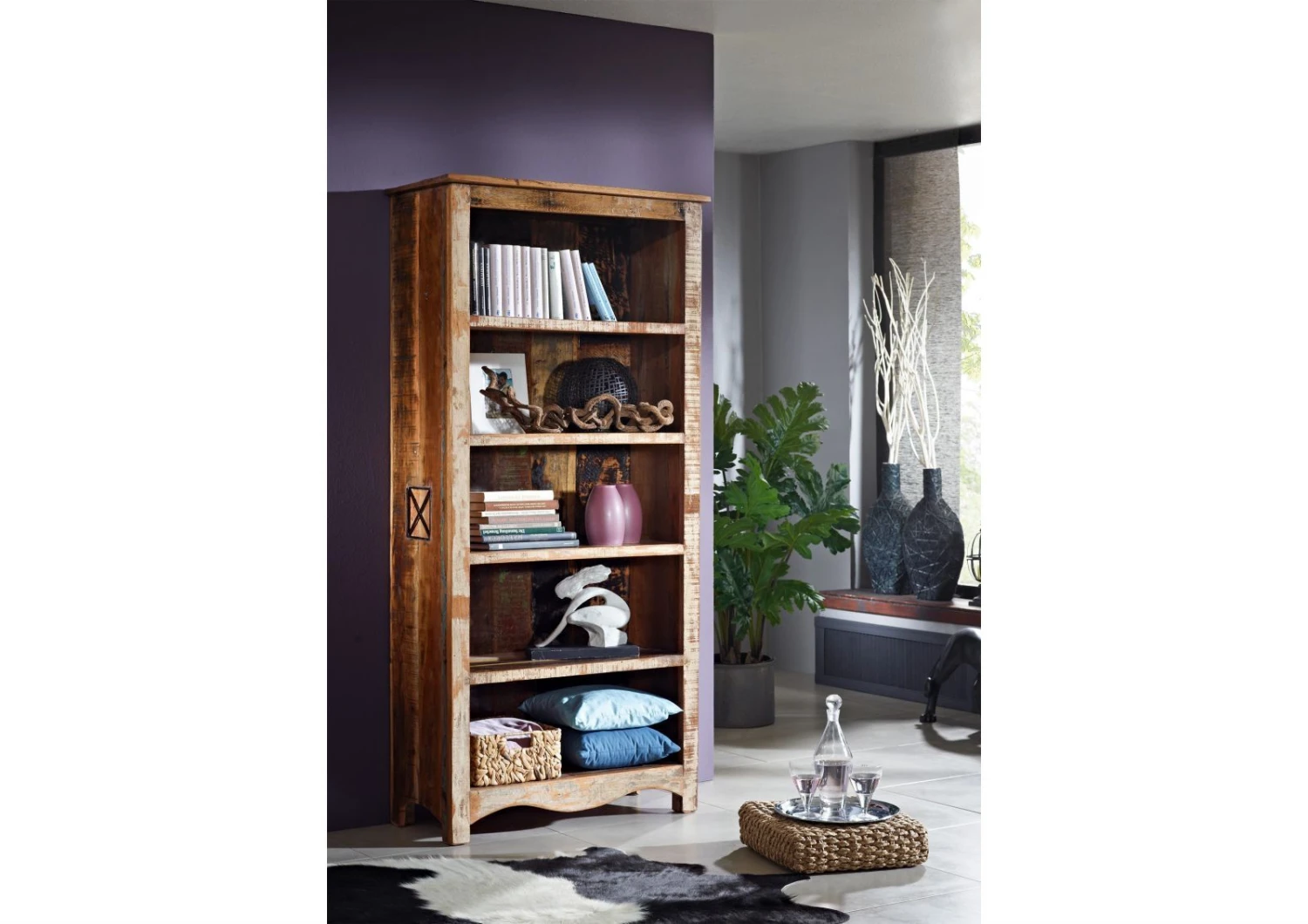 Étagère 90x40 Bois De Récupération Laqué Multicolore NATURE OF SPIRIT #57 1 Étagère 90x40 Bois De Récupération Laqué Multicolore NATURE OF SPIRIT #57