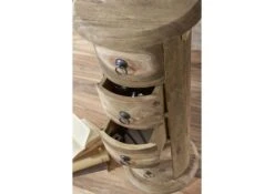 Petite Commode 32x32 Palissandre Huilé Gris Taupe LEEDS #18 11 Petite Commode 32x32 Palissandre Huilé Gris Taupe LEEDS #18 -Massivmoebel24 09 330 750 0720 5