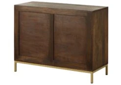 Buffet En Bois De Manguier 98x40x77 Marron Huilé DIAMOND #208 -Massivmoebel24 09 330 760 1008 10