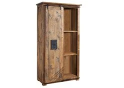 Armoire 100x50 Manguier Laqué Bois Naturel RAILWAY #115 -Massivmoebel24 09 330 772 0015 9