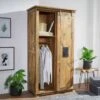 Armoire 100x60 Manguier Laqué Bois Naturel RAILWAY #116