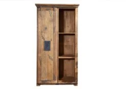 Armoire 100x60 Manguier Laqué Bois Naturel RAILWAY #116 -Massivmoebel24 09 330 772 0016 9