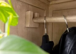 Armoire 100x45 Manguier Laqué Blanchi RAILWAY #314 -Massivmoebel24 09 330 772 2013 6