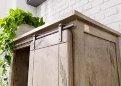 Armoire 100x60 Manguier Laqué Blanchi RAILWAY #316 -Massivmoebel24 09 330 772 2015 5