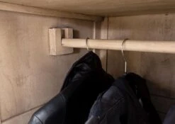 Armoire 100x60 Manguier Laqué Blanchi RAILWAY #316 -Massivmoebel24 09 330 772 2015 7