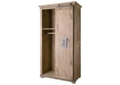 Armoire 100x60 Manguier Laqué Blanchi RAILWAY #316 -Massivmoebel24 09 330 772 2015 9