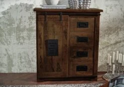 Commode En Bois De Manguier Huilé RAILWAY #403 13 Commode En Bois De Manguier Huilé RAILWAY #403 -Massivmoebel24 09 330 772 3004 04