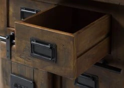 Commode En Bois De Manguier Huilé RAILWAY #411 -Massivmoebel24 09 330 772 3011 05