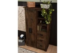 Armoire En Bois De Manguier Huilé RAILWAY #414 12 Armoire En Bois De Manguier Huilé RAILWAY #414 -Massivmoebel24 09 330 772 3013 03