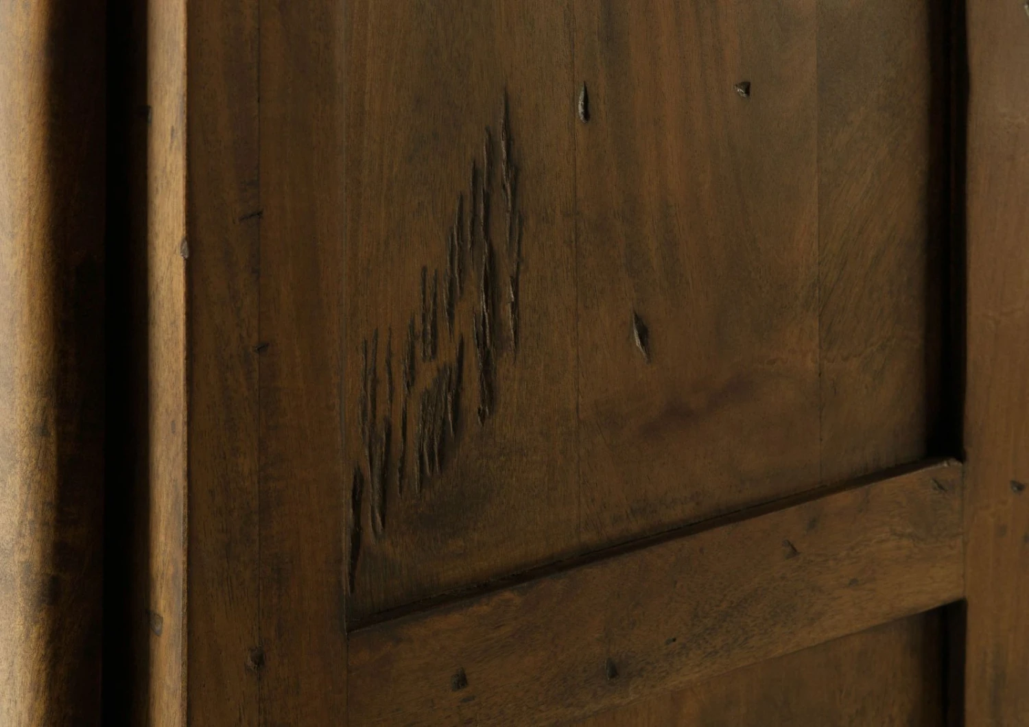 Armoire En Bois De Manguier Huilé RAILWAY #414 6 Armoire En Bois De Manguier Huilé RAILWAY #414 – Image 6