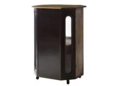 Vitrine En Bois De Manguier Huilé RAILWAY #430 -Massivmoebel24 09 330 772 3026 10