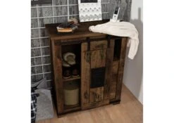 Commode En Bois De Manguier Huilé RAILWAY #453 -Massivmoebel24 09 330 772 3040 04