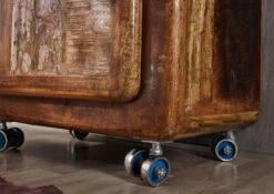 Meuble D'appoint 55x38 Bois De Récupération Laqué Multicolore FREEZY #143 9 Meuble D'appoint 55x38 Bois De Récupération Laqué Multicolore FREEZY #143 -Massivmoebel24 09 330 803 1133 4