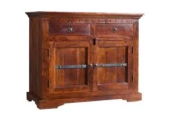 Buffet 107x50 Acacia Laqué Nougat OXFORD #424 -Massivmoebel24 09 331 620 4704 9