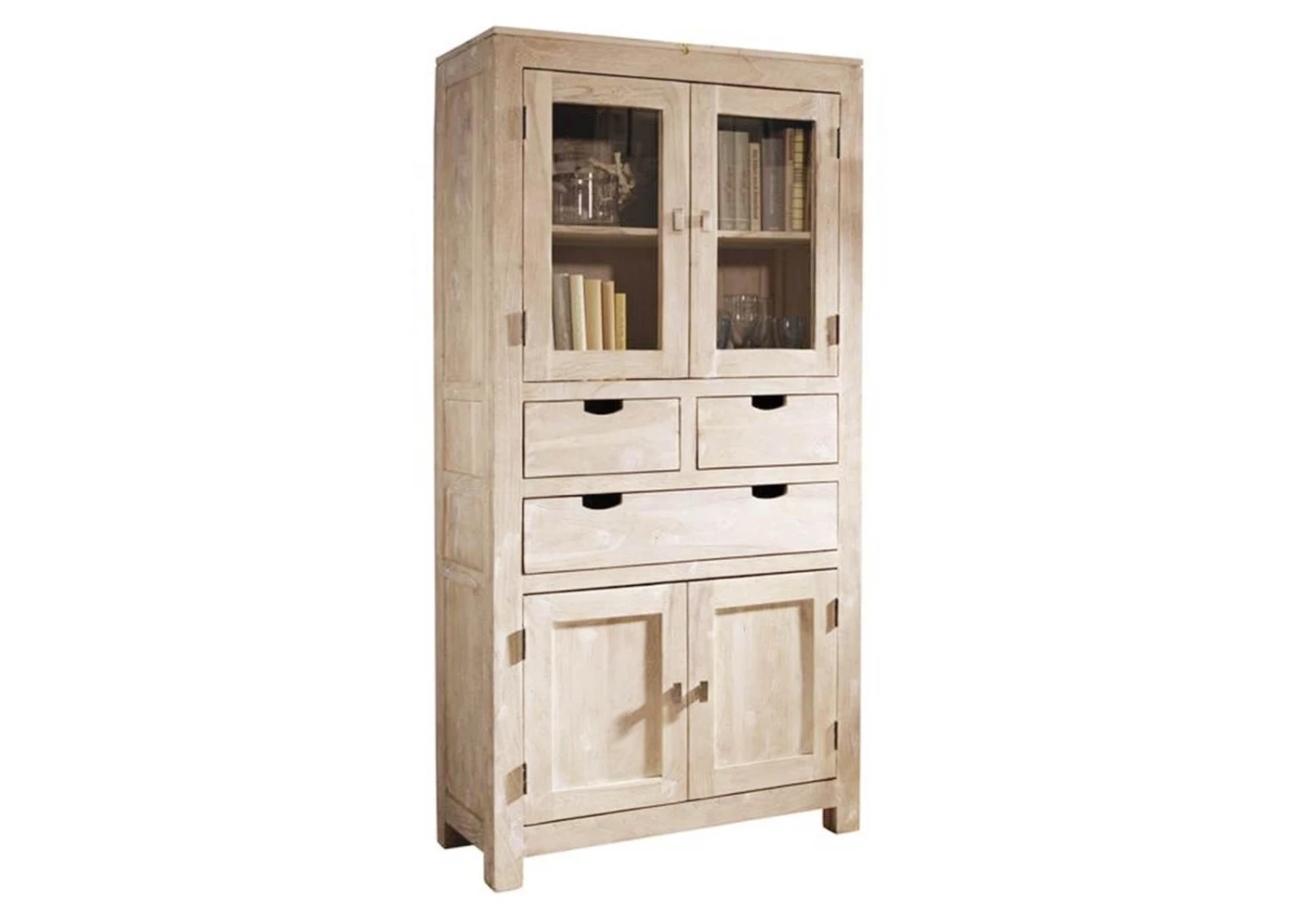 Buffet 90x40 Acacia Blanchi Blanc NATURE WHITE #61 6 Buffet 90x40 Acacia Blanchi Blanc NATURE WHITE #61 – Image 6