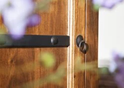 Armoire 80x40x193 Acacia Laqué Miel OXFORD #0900 -Massivmoebel24 09 340 610 9600 06