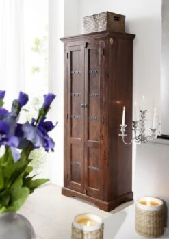 Armoire 73x45 Acacia Laqué Nougat OXFORD #901