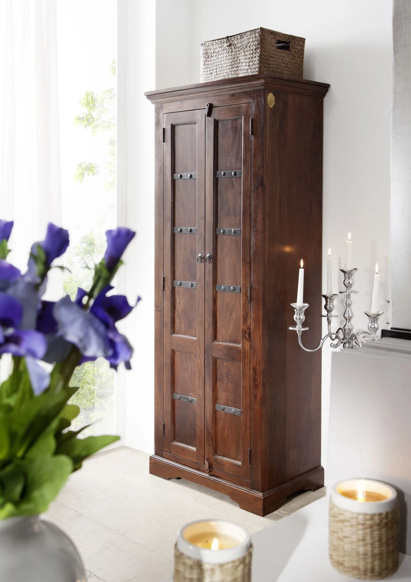 Armoire 73x45 Acacia Laqué Nougat OXFORD #901 1 Armoire 73x45 Acacia Laqué Nougat OXFORD #901