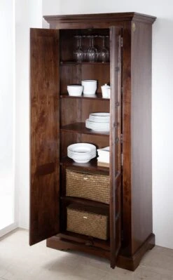 Armoire 73x45 Acacia Laqué Nougat OXFORD #901 7 Armoire 73x45 Acacia Laqué Nougat OXFORD #901 -Massivmoebel24 09 340 620 9601 5