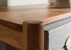 Étagère Acacia 160x40x100 Naturel Laqué KOPENHAGEN #125 -Massivmoebel24 09 350 493 1025 07