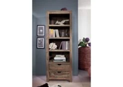 Étagère 65x42 Palissandre Huilé Gris Taupe NATURE GREY #50 -Massivmoebel24 09 350 550 0050 3