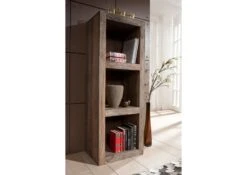 Étagère 48x35 Palissandre Huilé Gris Taupe NATURE GREY #56 -Massivmoebel24 09 350 550 0056 4