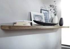 Étagère Murale 55x25 Palissandre Huilé Gris Taupe NATURE GREY #062 8 Étagère Murale 55x25 Palissandre Huilé Gris Taupe NATURE GREY #062 -Massivmoebel24 09 350 550 0161 4