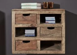 Étagère Murale 66x25 Palissandre Huilé Gris Taupe NATURE GREY #069 8 Étagère Murale 66x25 Palissandre Huilé Gris Taupe NATURE GREY #069 -Massivmoebel24 09 350 550 0169 3