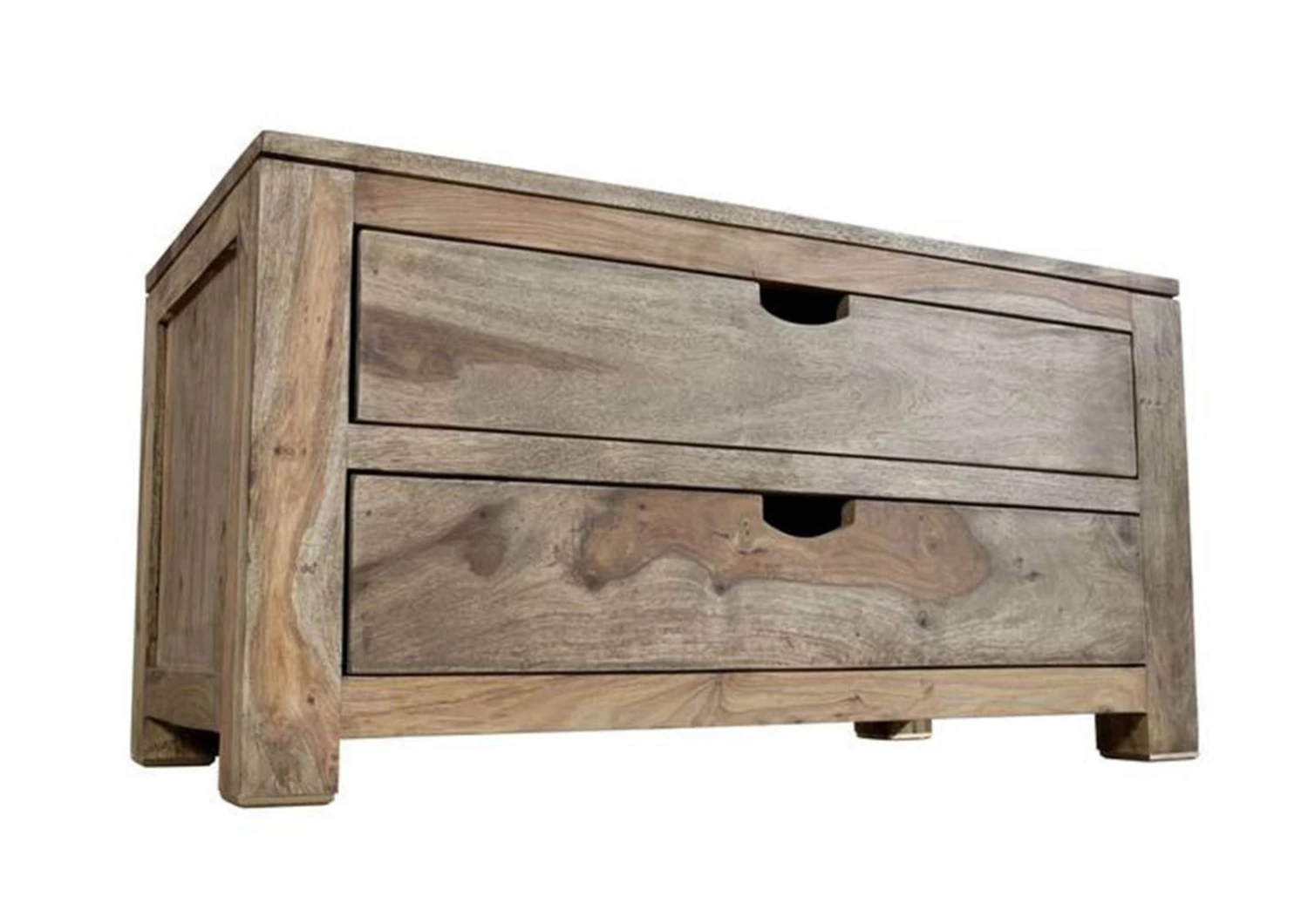 Petite Commode 87x45 Palissandre Huilé Gris Taupe NATURE GREY #0124 5 Petite Commode 87x45 Palissandre Huilé Gris Taupe NATURE GREY #0124 – Image 5