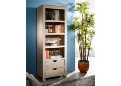 Étagère 65x42 Acacia Blanchi Blanc NATURE WHITE #50